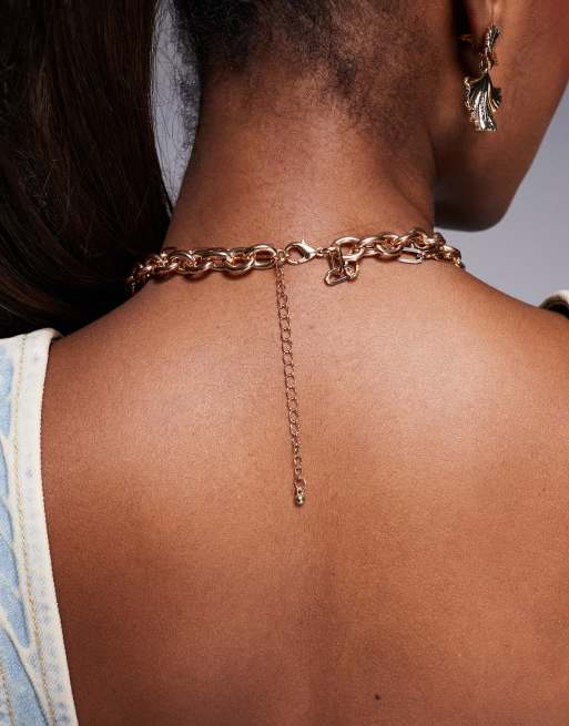 South Beach - Chunky ketting met astrologische hangertjes in goud, 2 van 3