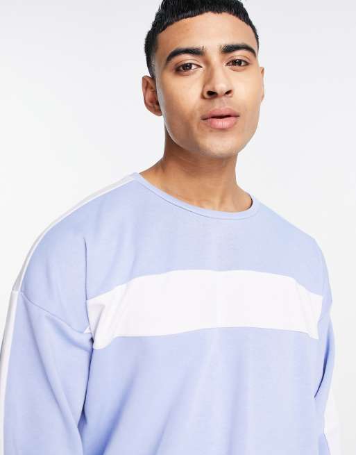 South Beach crew neck sweatshirt in blue ASOS