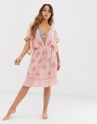 crinkle beach dress