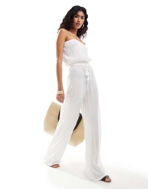 White bell best sale bottom jumpsuit