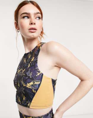 South Beach Crop Top In Tropical Printmulti ModeSens