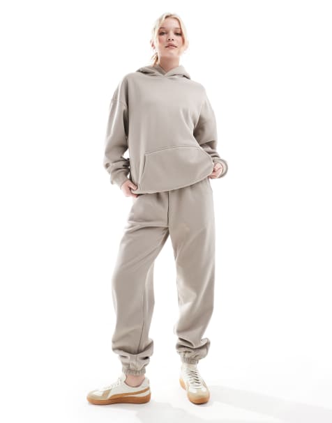 South Beach Cuffed jogger in stone - view 1