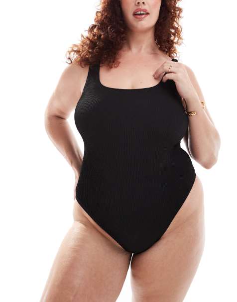 Asos plus size swim clearance
