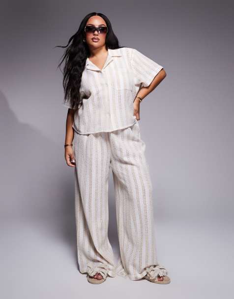 South Beach Curve co-ord in beige and cream tile - view 1