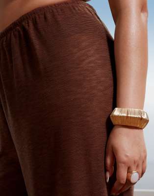 South Beach Curve - Pantalon de plage en maille - Marron