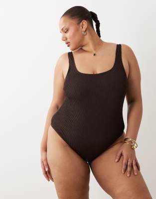 South Beach Curve Swimsuit In Black