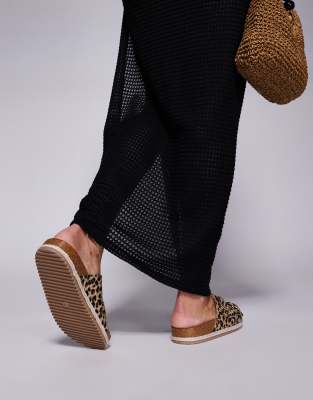 South Beach Double Buckle Espadrille Sandals In Multi