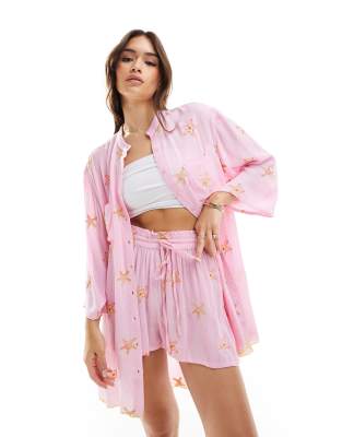 Beach shirt PEARL BABY PINK main image 1