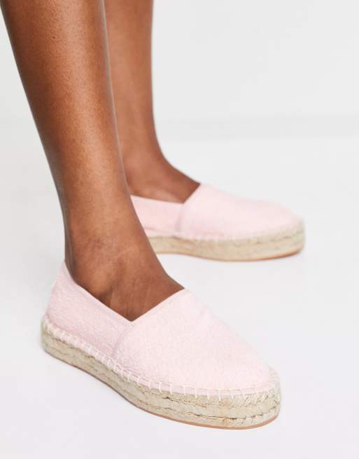South Beach - Espadrilles en tissu éponge - Pêche