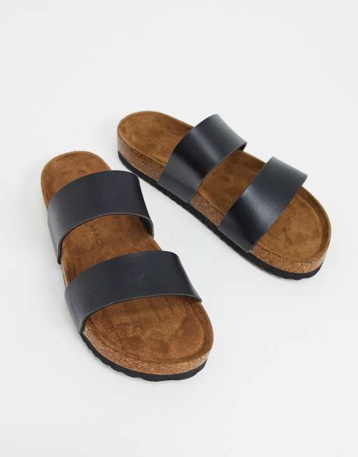 South Beach - Exclusieve sandalen met dubbele band in zwart, 4 van 4