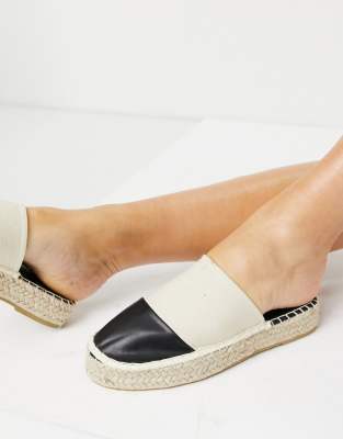 backless espadrille loafers