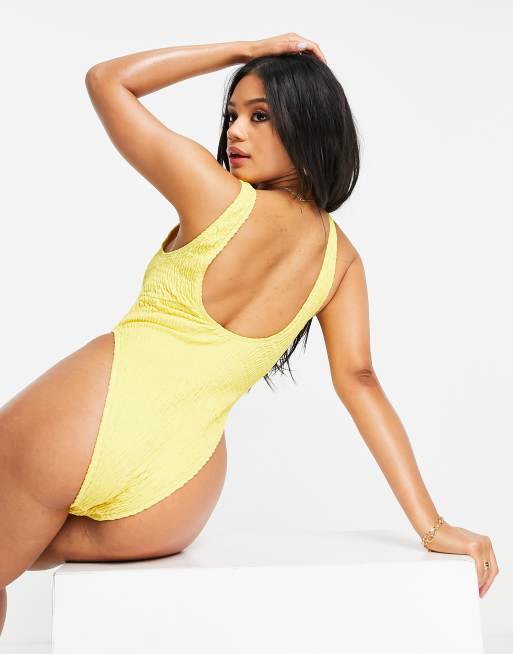 Lemon store yellow swimsuit