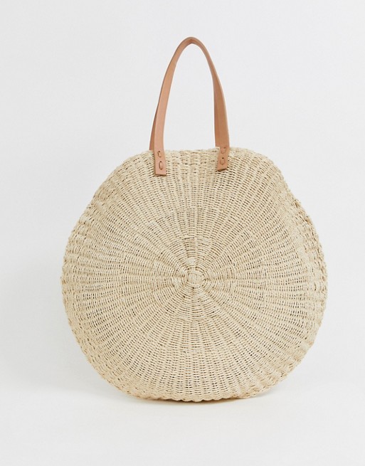 South Beach Exclusive extra large straw beach bag | ASOS