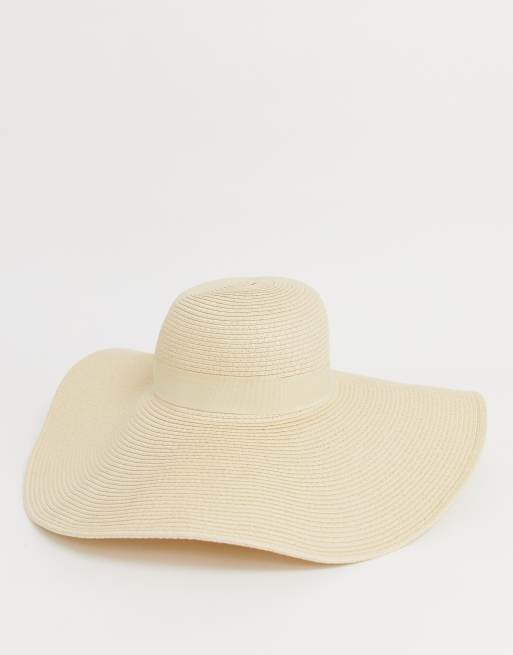 South Beach Exclusive natural straw extra wide brim floppy wired hat, 2 of 4
