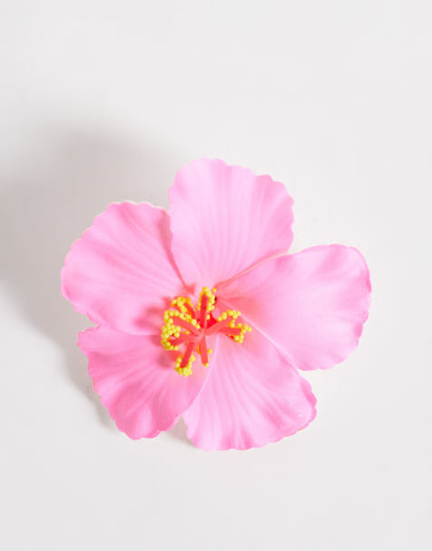 South Beach - Fermaglio a fiore rosa fucsia - view 1