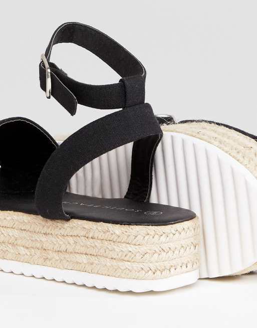 South beach flatform sandals with hot sale ankle straps