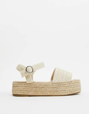 woven espadrille sandals