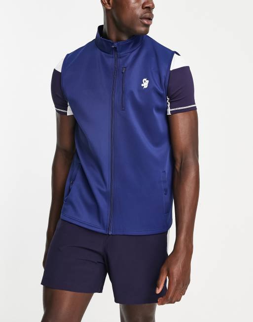 South Beach - Gilet imprimé - Bleu marine