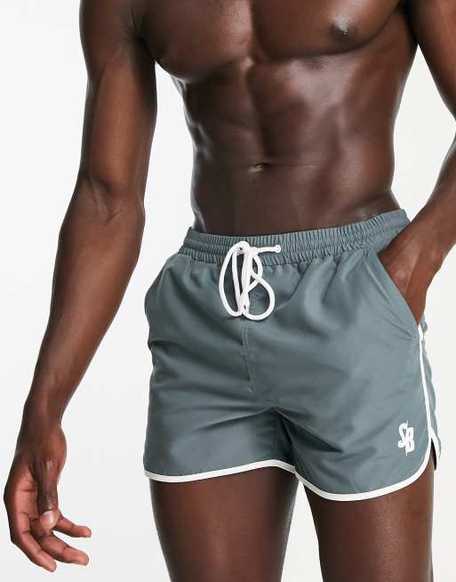 South Beach – Hajblå badshorts