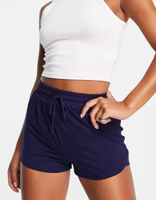 South Beach - Hardloopshort in marineblauw 