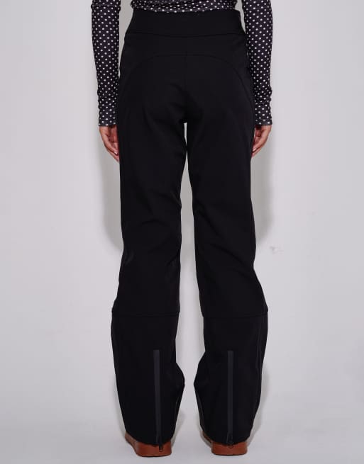 South Beach High waisted flared ski trousers in black, 5 of 6