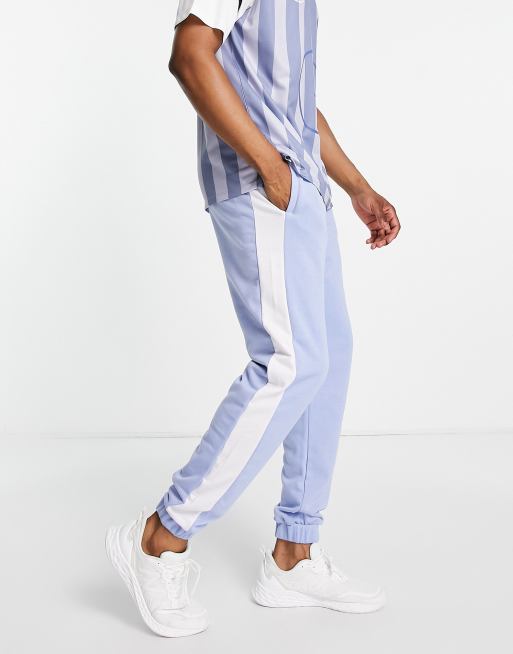 South Beach - Coordinato con felpa girocollo e joggers abbinati blu, 3 di 3