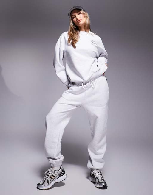 South Beach – Jogginghose in Grau mit Bündchen