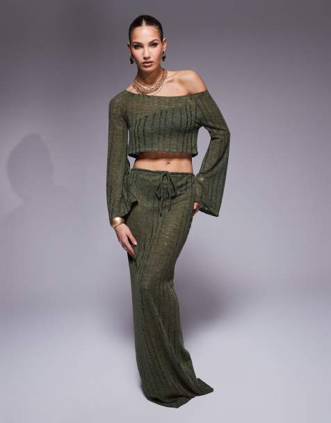 South Beach knit beach set in khaki - view 1