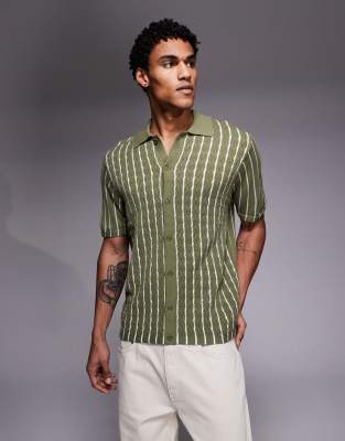 South Beach Knit Shirt In Green