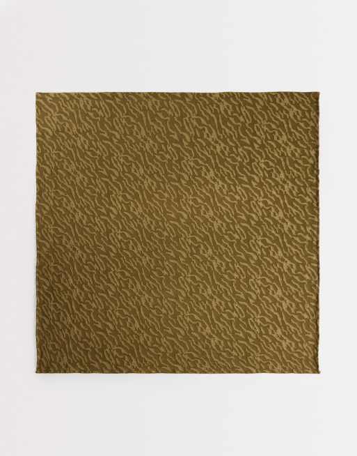 South Beach – Kopftuch aus Jacquard in Khakigrün , 3 von 3