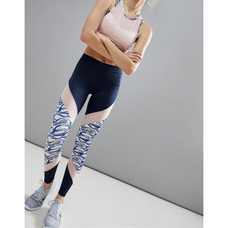 Pink marble leggings hotsell