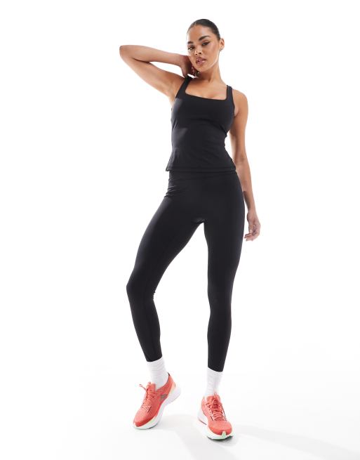 South Beach - Legging met hoge taille in zwart