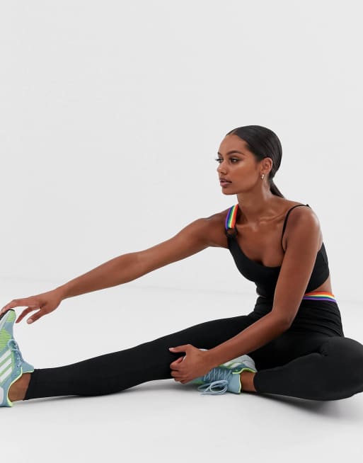 South Beach - Leggings con dettaglio arcobaleno
