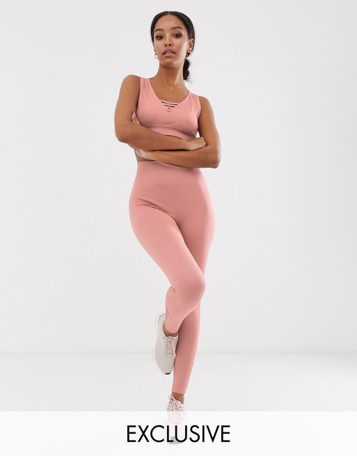 South Beach - Ensemble effet croisillonné - Rose , 2 de 3