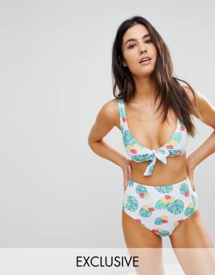 lemon high waisted bikini