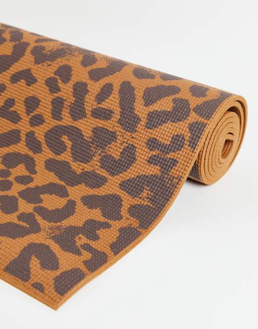 Stylish Yoga Mat With Exotic Print Leopard