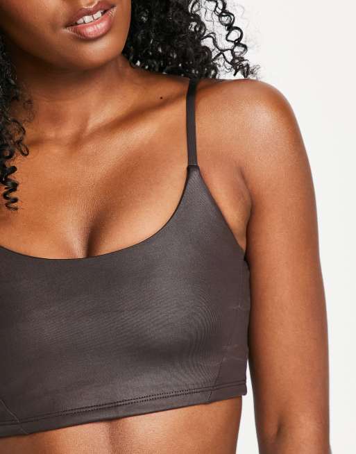 Buy Shine Strap Scoop Bralette