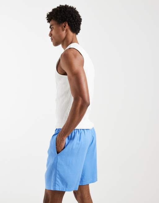 South Beach light weight short in mid blue, 4 of 5
