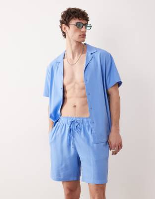 South Beach Light Weight Shorts In Blue