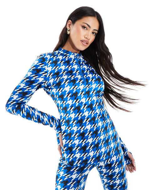 South Beach Long sleeve base layer in multi - view 1