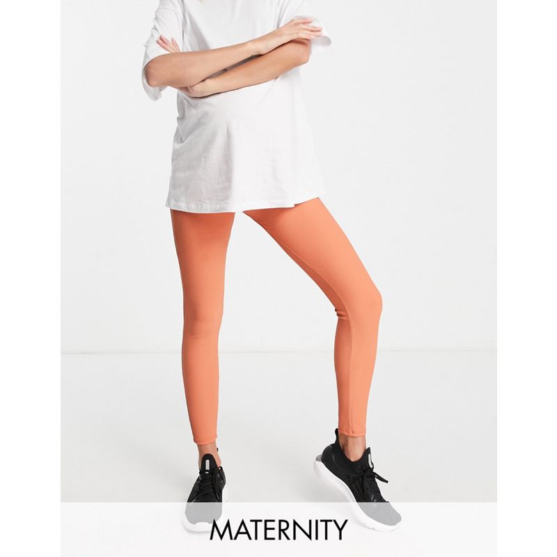 Activewear Leggings South Beach Maternity - Leggings con fascia per il pancione color rame 