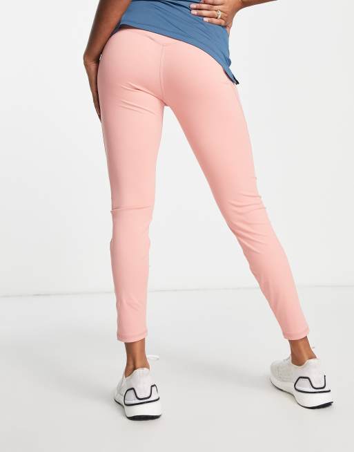 South Beach Maternity polyester over the bump leggings in cedar rose - PINK