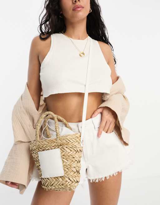 Asos sac paille best sale