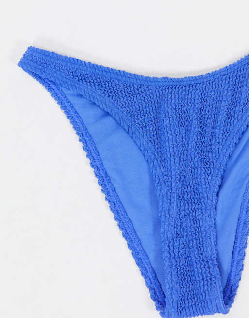South Beach - Mix en Match - Hooguitgesneden bikinibroekje met textuur, 3 van 4