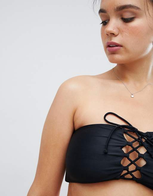 South Beach –Mix & Match - Wiązana z przodu góra od bikini bandeau, 3 z 4