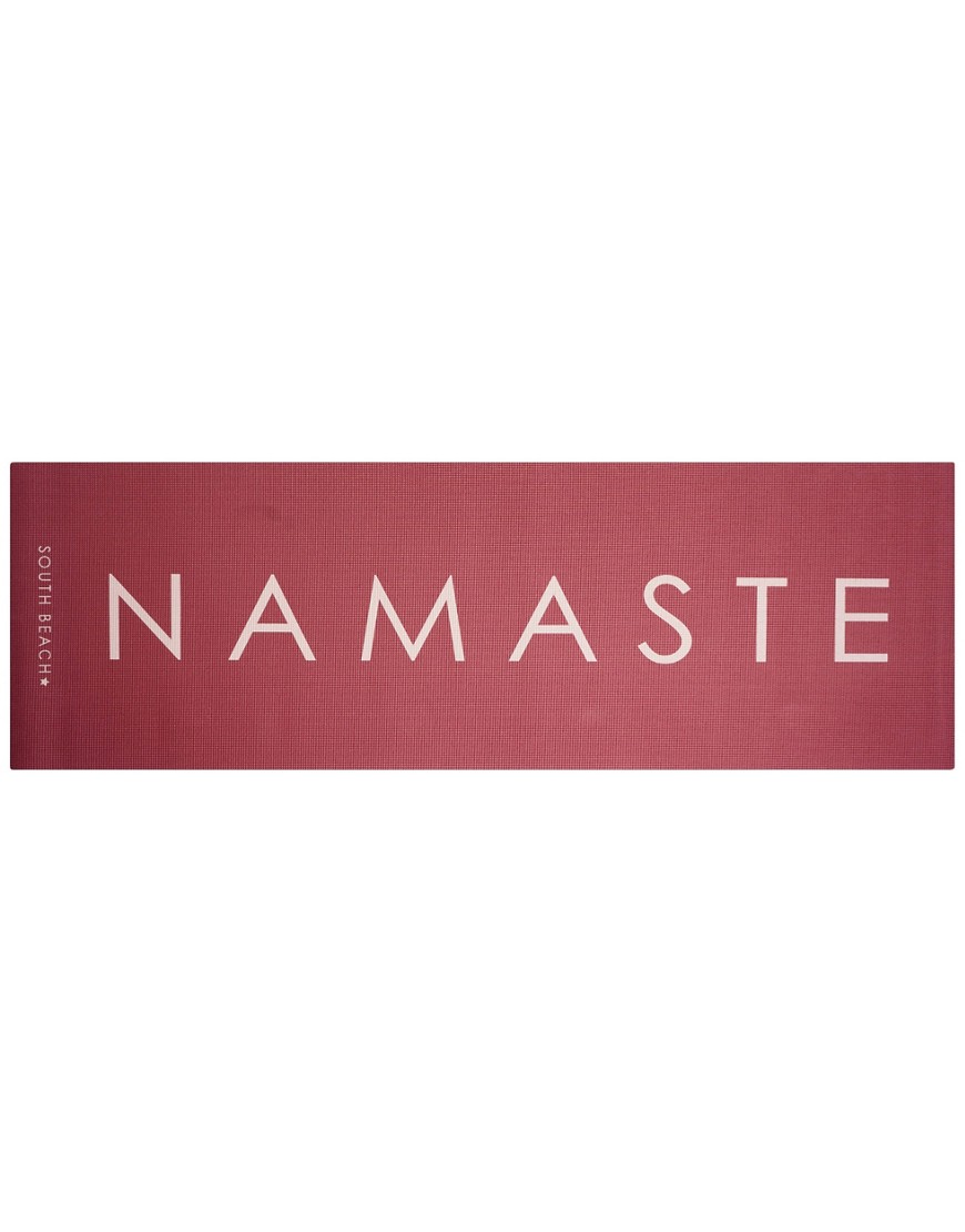 South Beach Namaste yoga mat in red