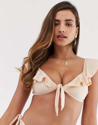 bikini top off shoulder