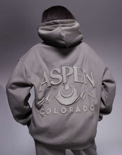 South Beach - Oversized hoodie in kaki - view 1