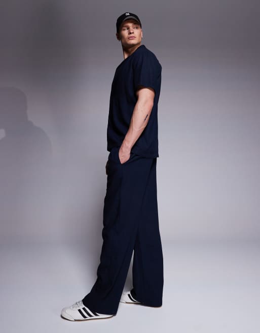 South Beach - Pantaloni da mare color ardesia con coulisse in coordinato, 3 di 5