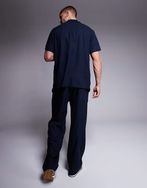 South Beach - Pantaloni da mare color ardesia con coulisse in coordinato, 5 di 5